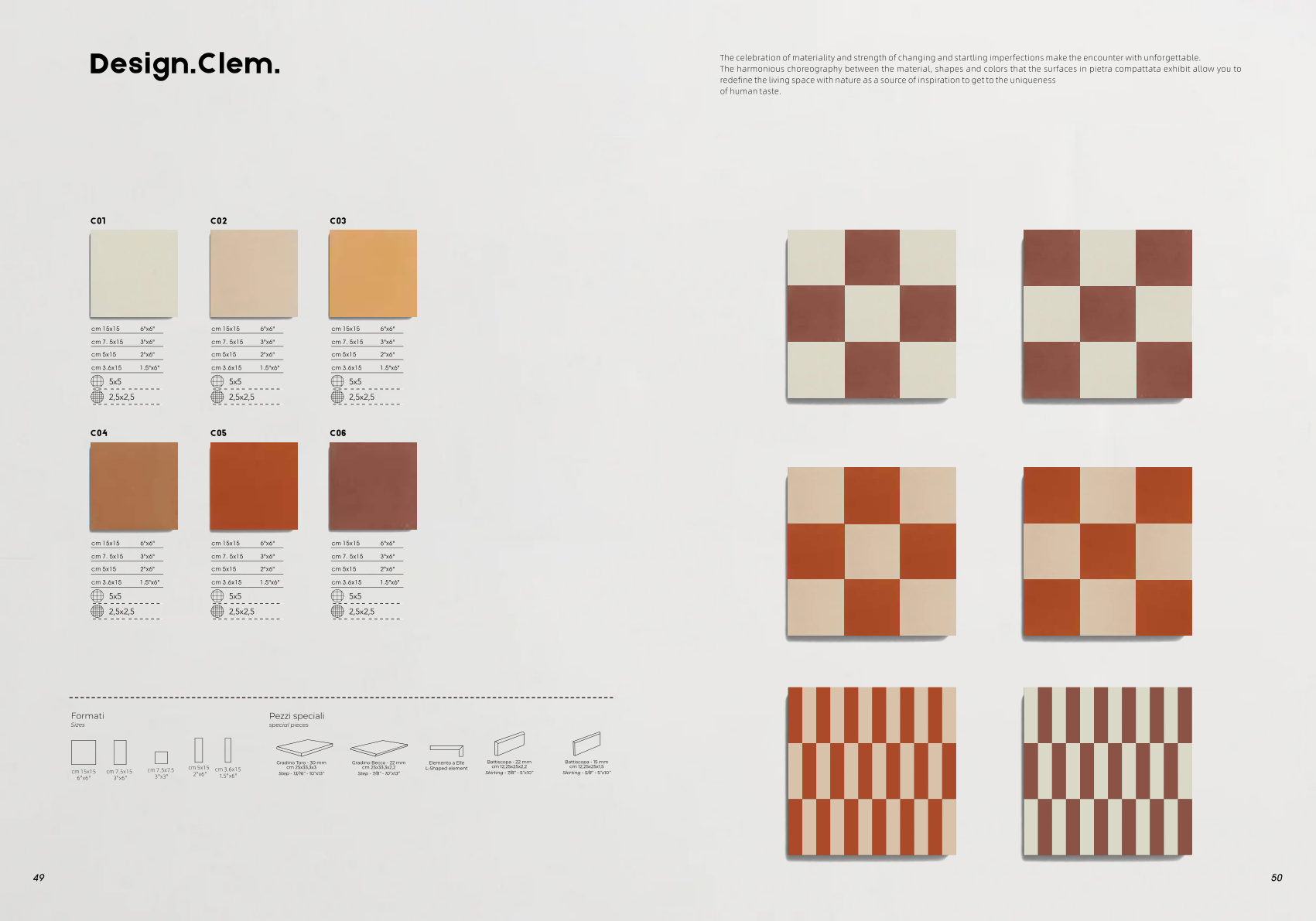 Catalog source reference for D02 Red & Ivory Checker