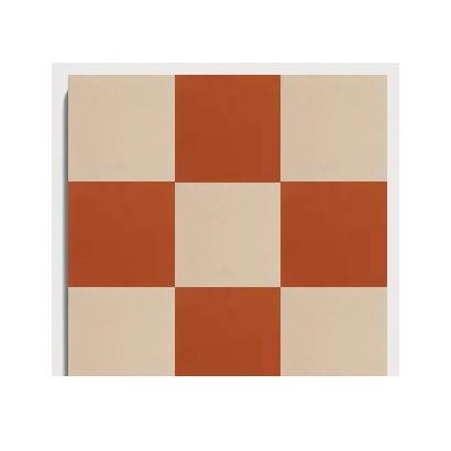 D03 Sand & Sienna Checker CLEM recycled mineral tile detail image