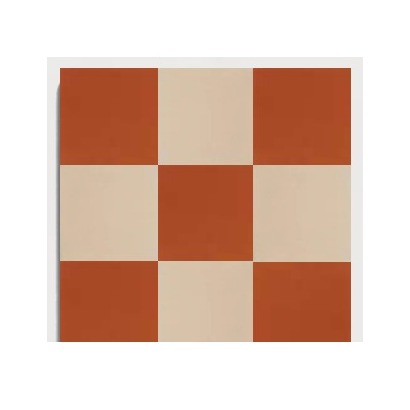 D04 Sienna Field Checker CLEM recycled mineral tile detail image