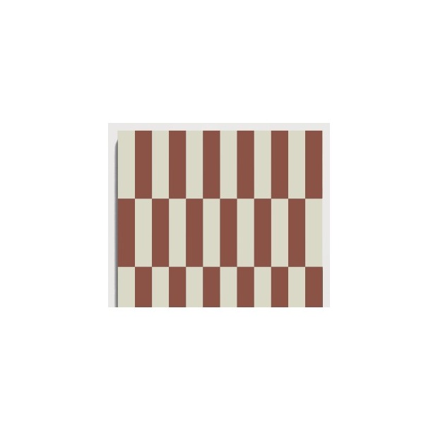 D06 Red Earth Vertical Weave pattern by CLEM Stone Tiles