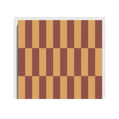 D11 Ochre Plum Vertical Weave CLEM recycled mineral tile detail image