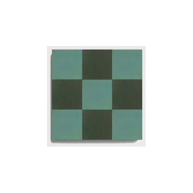 D13 Sage Forest Checker pattern by CLEM Stone Tiles