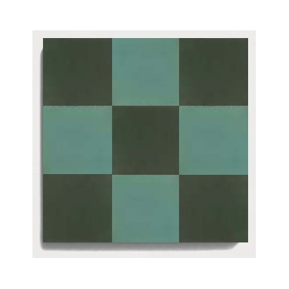 D14 Forest Sage Checker CLEM recycled mineral tile detail image