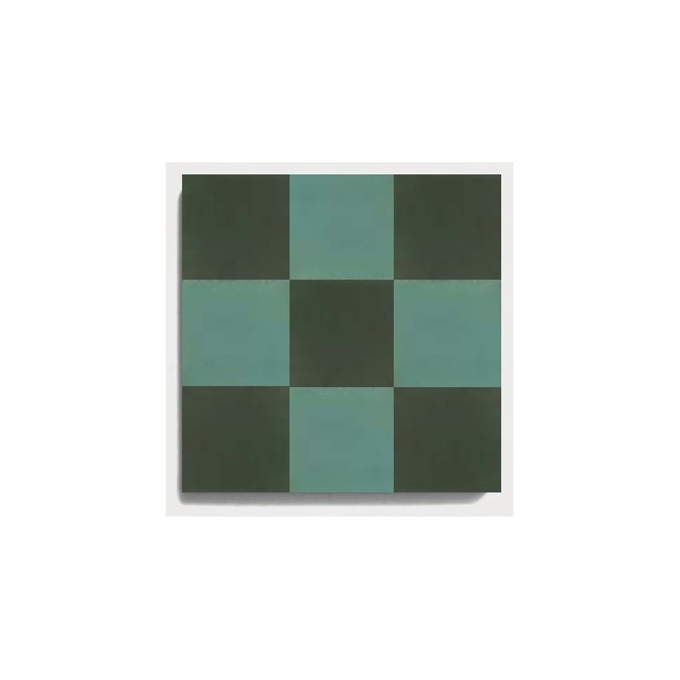 D14 Forest Sage Checker pattern by CLEM Stone Tiles