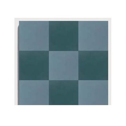 D15 Dusty Blue Checker CLEM recycled mineral tile detail image