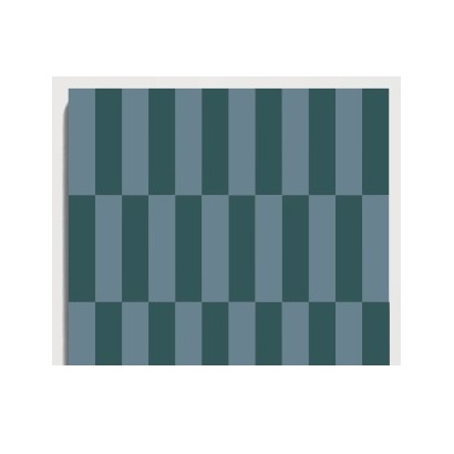 D18 Blue Teal Vertical Weave CLEM recycled mineral tile detail image