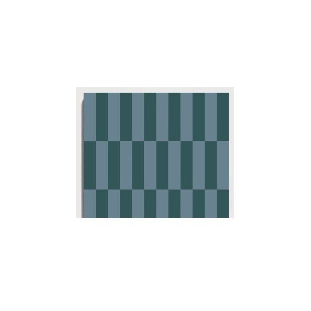 D18 Blue Teal Vertical Weave pattern by CLEM Stone Tiles
