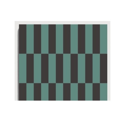 D23 Deep Teal Vertical Weave CLEM recycled mineral tile detail image