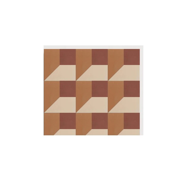 D27 Earth Geometric Cube pattern by CLEM Stone Tiles