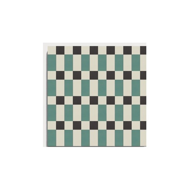 D30 Sage Woven Grid pattern by CLEM Stone Tiles