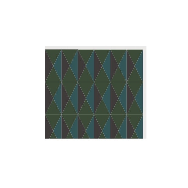 D39 Dark Teal Diamond pattern by CLEM Stone Tiles