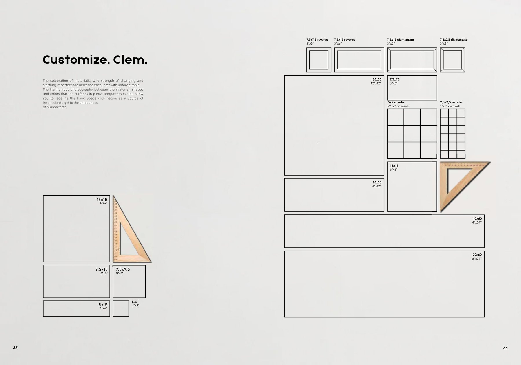 Clem formats and special pieces