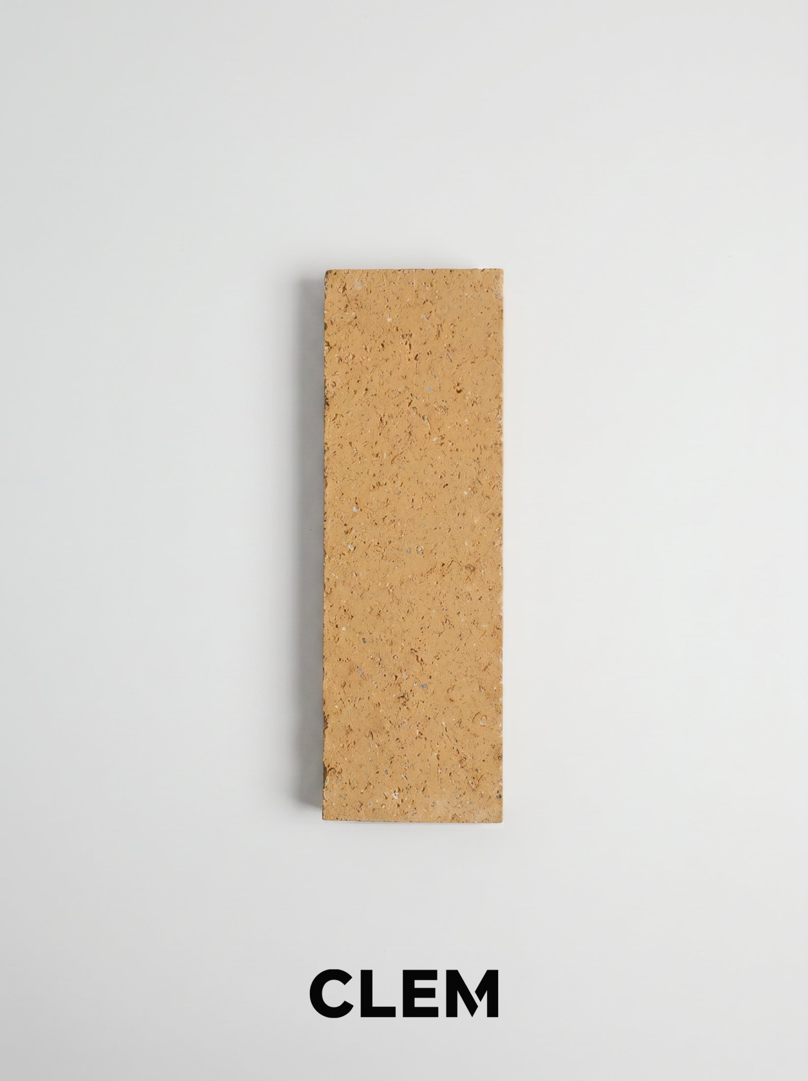 C07 Golden Ochre Straight-Edge Finish by CLEM Stone Tiles