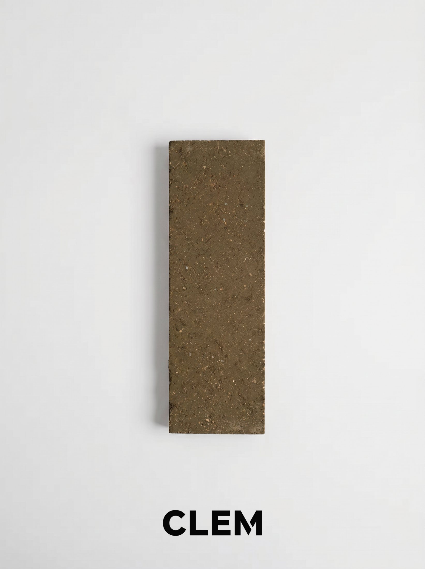 C10 Olive Brown Straight-Edge Finish by CLEM Stone Tiles