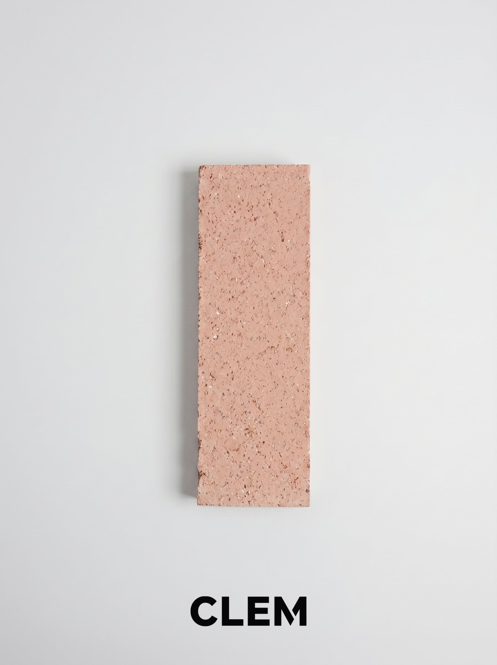 C13 Blush Clay Straight-Edge Finish by CLEM Stone Tiles
