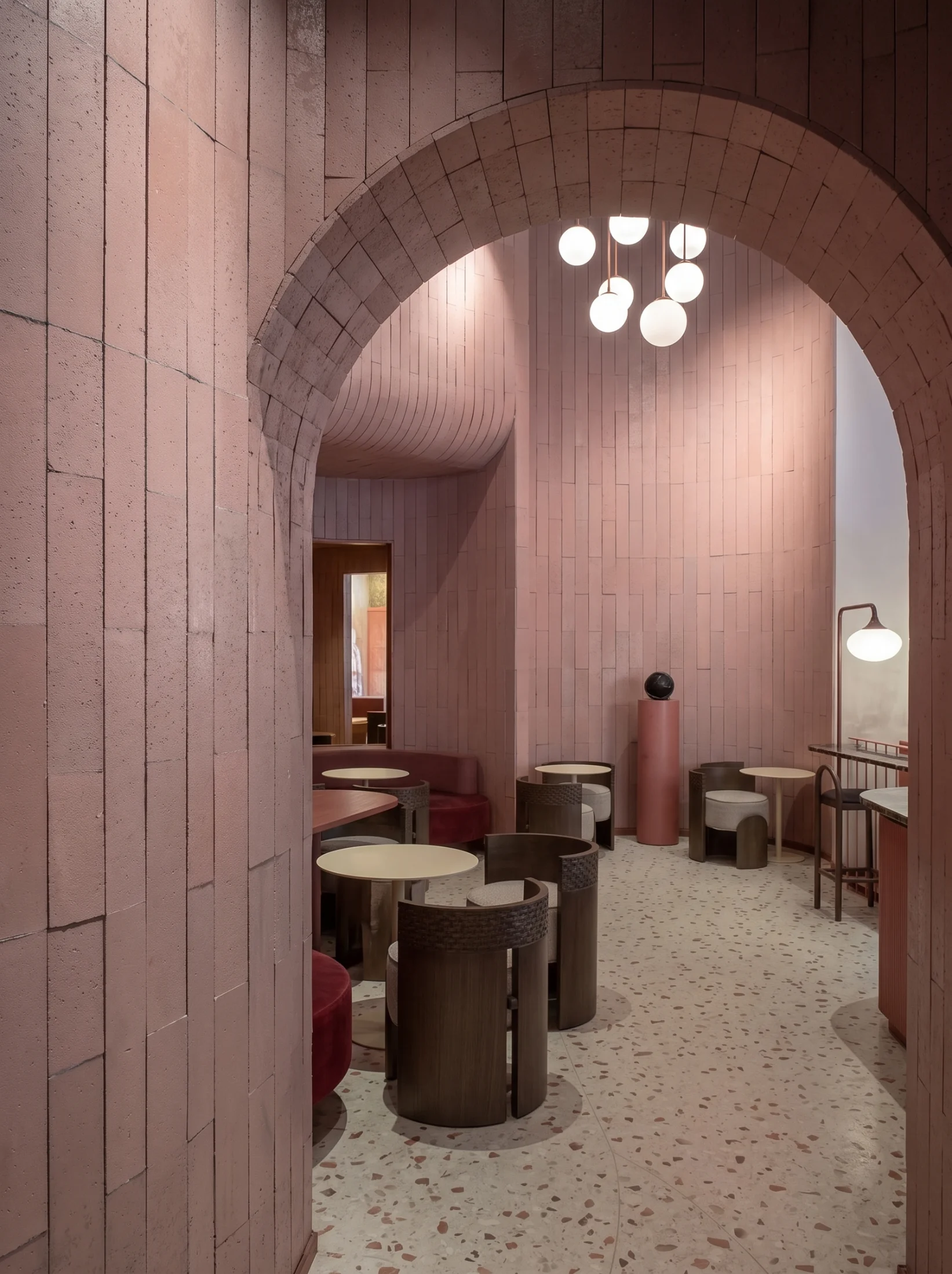 CLEM project image from the A Study in Curves recycled stone tile project gallery by CLEM Stone Tiles