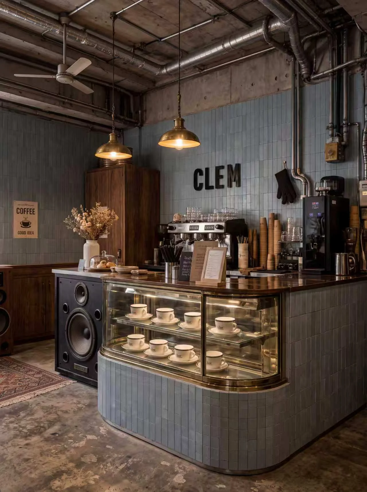 Imagen del proyecto CLEM de la galería de proyectos de baldosas de piedra reciclada Industrial Warmth in Stone de CLEM Stone Tiles