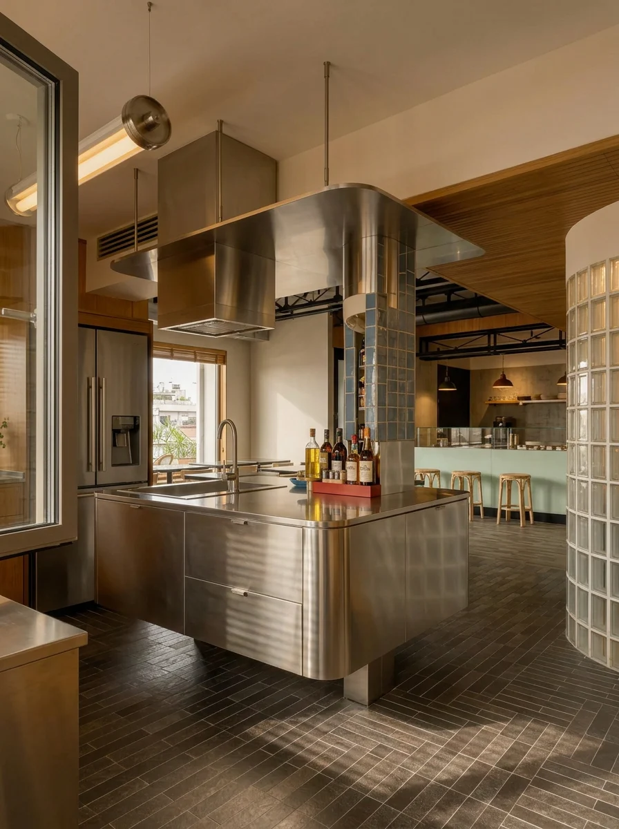 CLEM project image from the Soft Modernism recycled stone tile project gallery by CLEM Stone Tiles