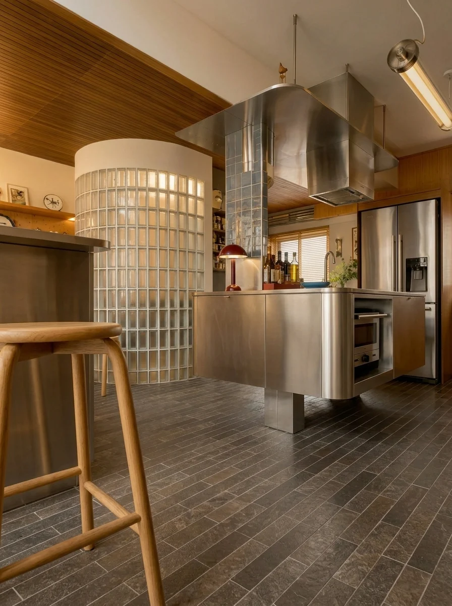 CLEM project image from the Soft Modernism recycled stone tile project gallery by CLEM Stone Tiles