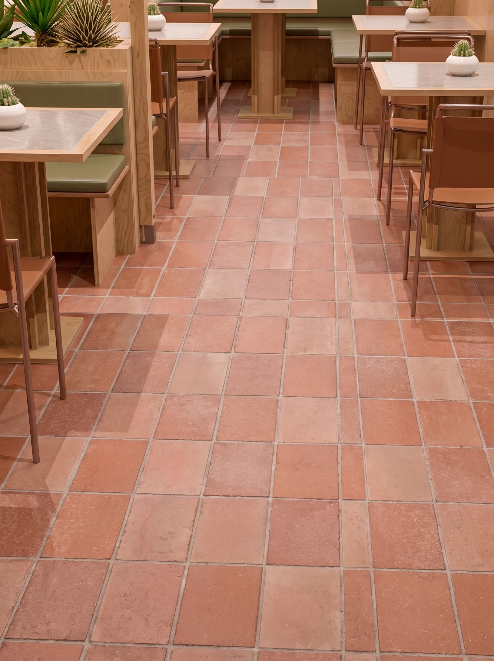 CLEM project image from the Terracotta Glow recycled stone tile project gallery by CLEM Stone Tiles