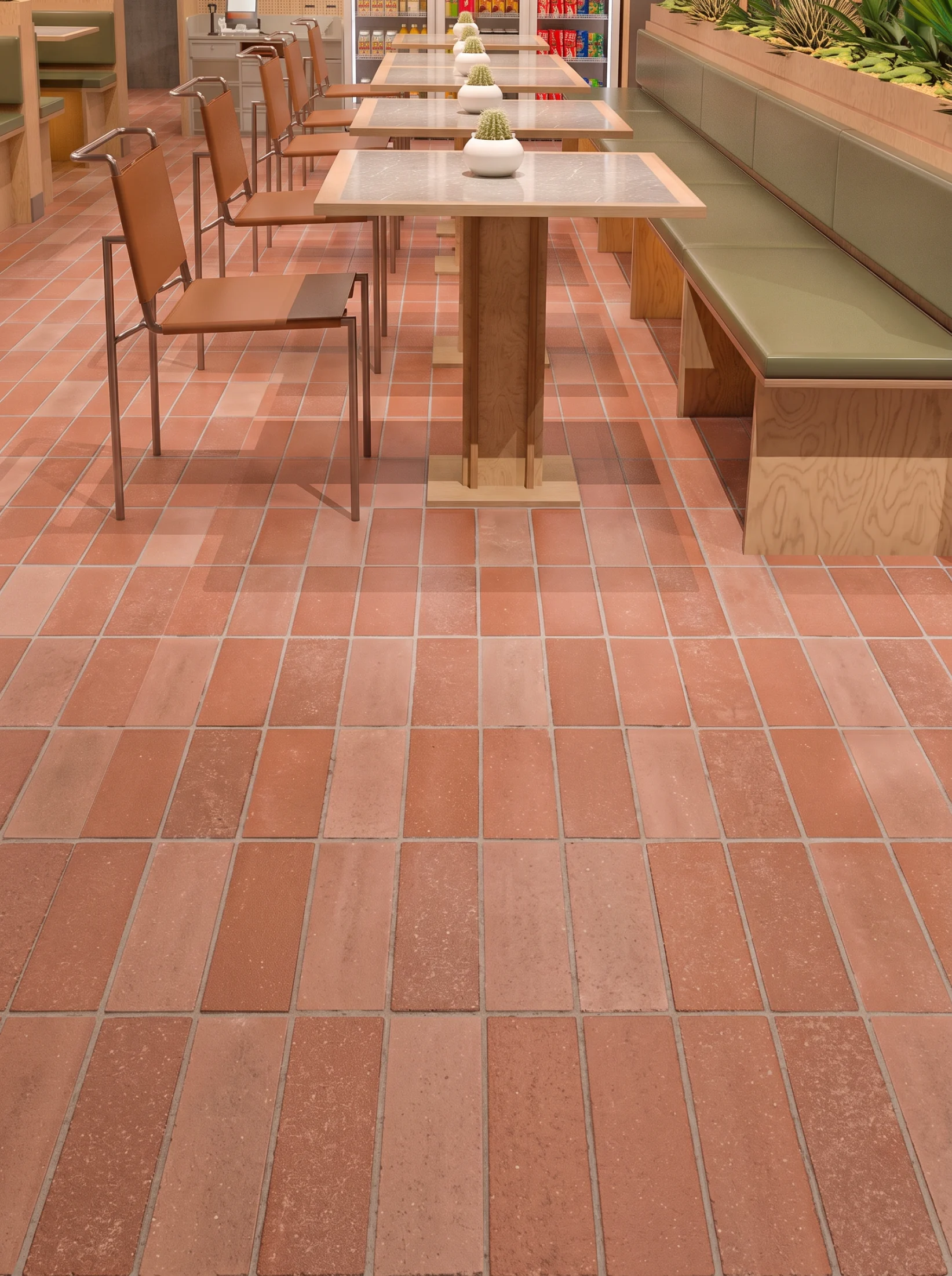 CLEM project image from the Terracotta Glow recycled stone tile project gallery by CLEM Stone Tiles