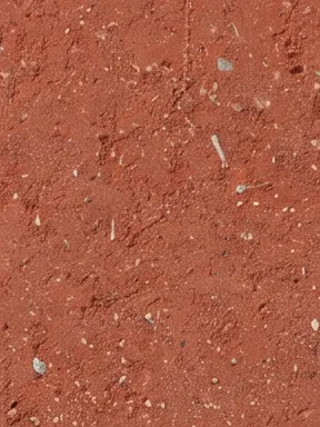 C01 Original Red recycled mineral tile surface close-up