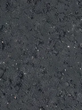 C08 Charcoal Black recycled mineral tile surface close-up