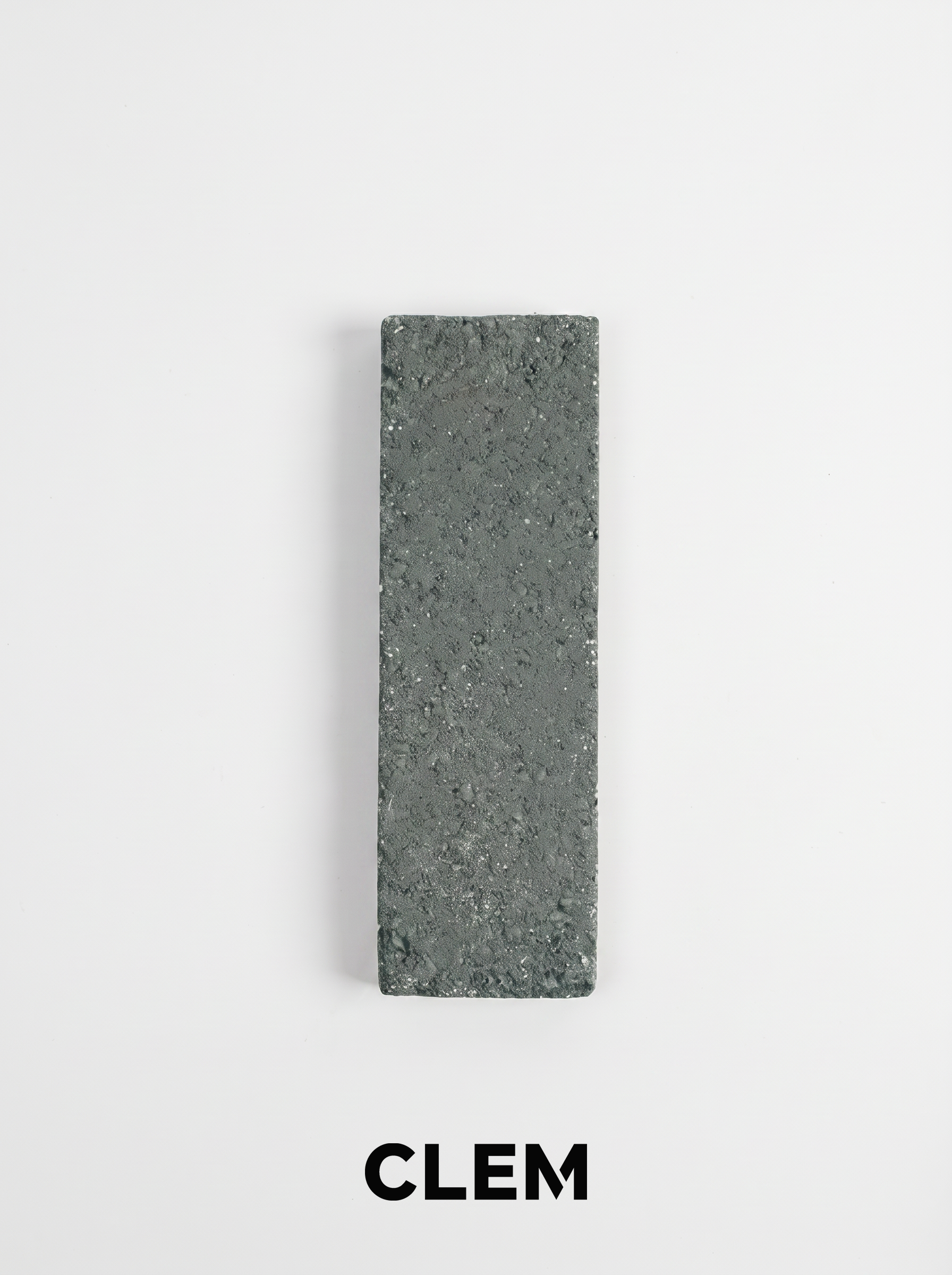 C17 Graphite Sage recycled tile detail by CLEM Stone Tiles